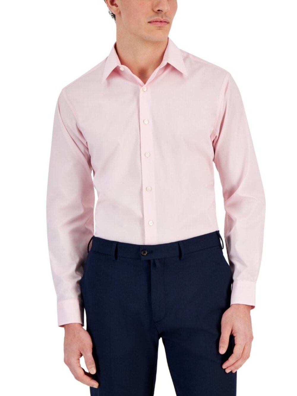 Club Room Men's Regular-Fit Dress Shirt, Created for Macy's - Parfait Pink NWT